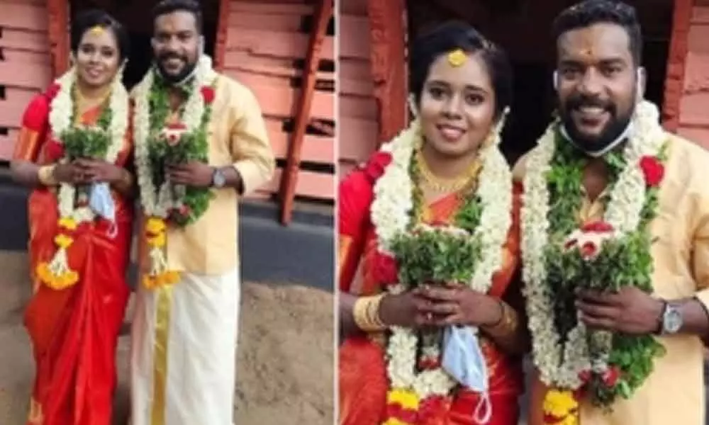 Malayalam Actor Manikandans Temple Wedding Due To Lockdown
