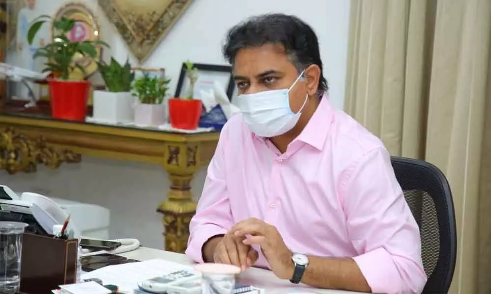 Minister for MAUD and IT K T Rama Rao