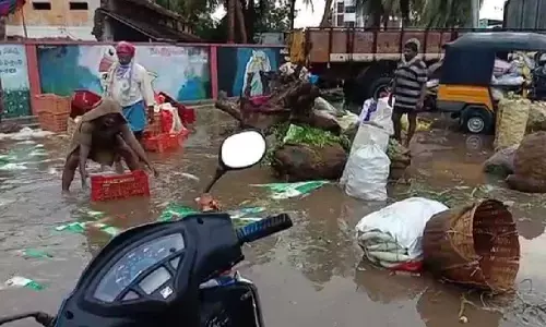 Rain lashes several parts in Guntur district