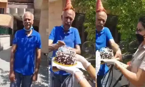 Haryana: When Police Surprised A Senior Citizen | Watch here