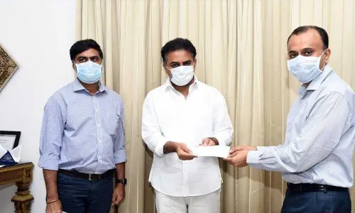 People Media Factory chairman donates Rs 25 lakh to CM Relief Fund