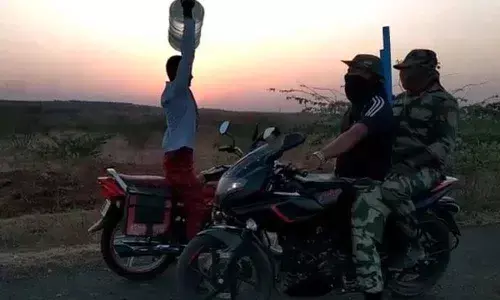 Bengaluru: Men in def uniform patrol villages