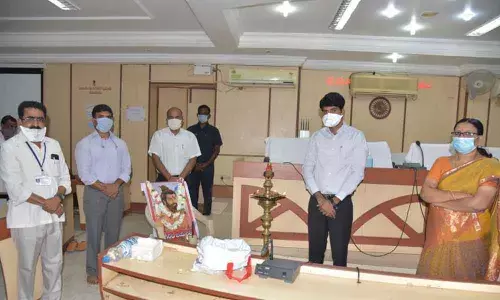 Nizamabad Collector C Narayana Reddy says Save water through soak pits