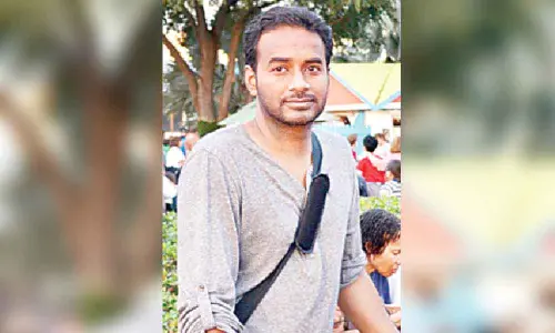 Hyderabad: US techie comes to help migrant workers