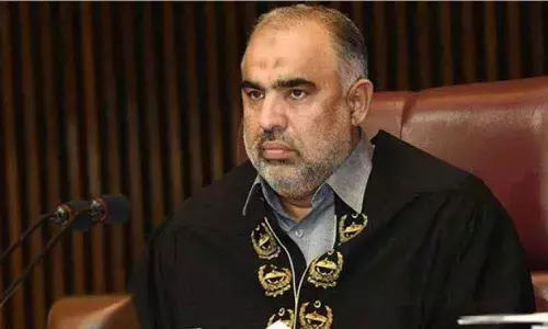 Pakistan speaker Asad Qaiser tests positive