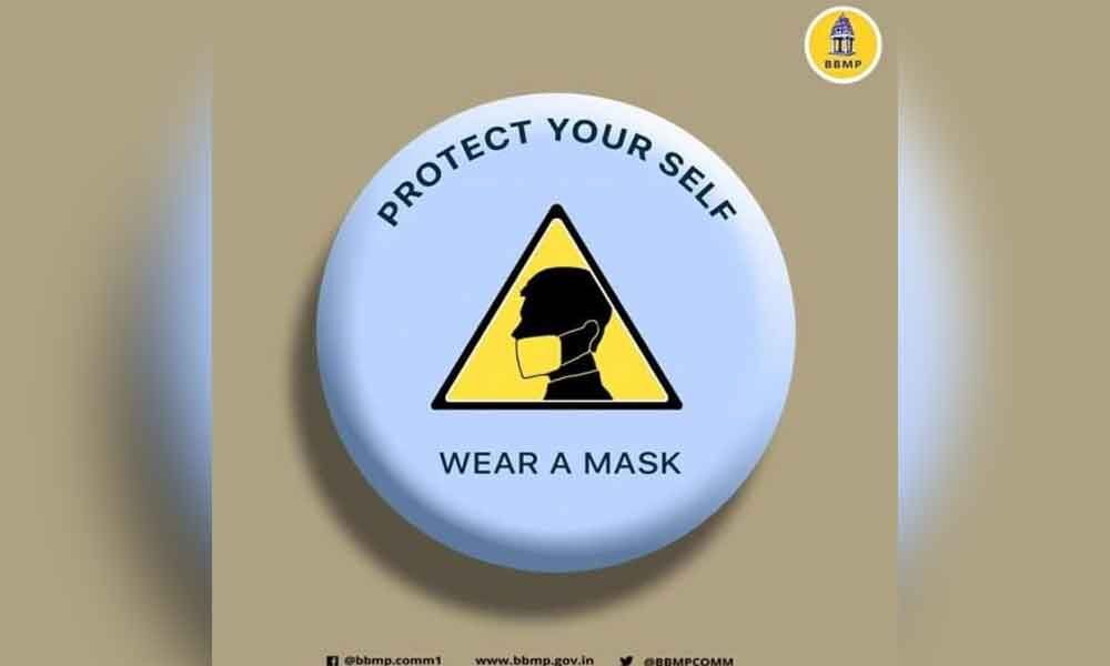 Compulsory to wear masks, violation costs Rs 1000 fine BBMP