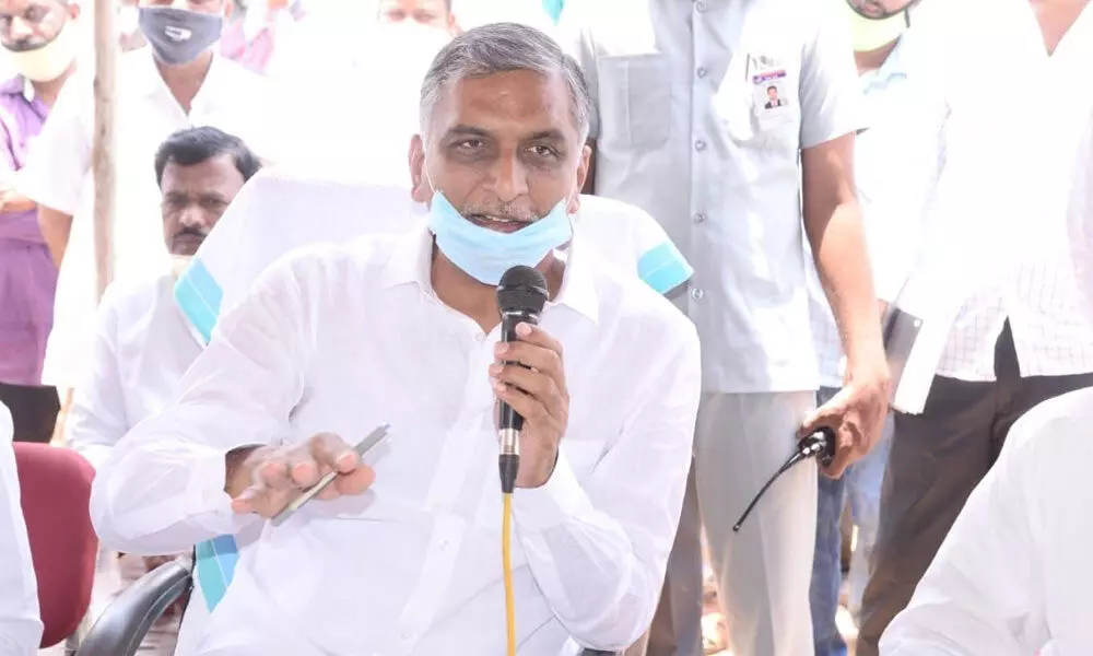 Hyderabad: Opposition in isolation said Harish Rao