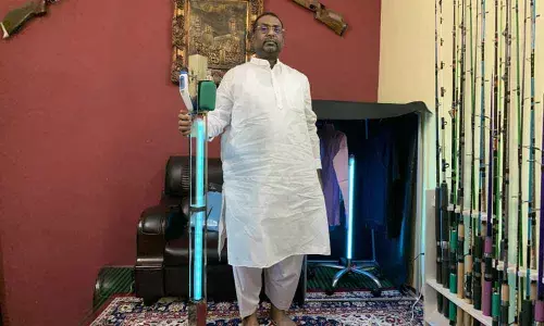 Hyderabad man develops disinfectant tunnel to avoid being contracted by COVID-19 virus