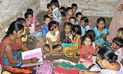 Telangana Anganwadi workers - Unsung Heroes