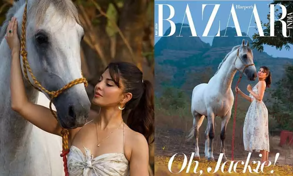 Jacqueline Fernandez Turns A Cover Girl For Bazaar India Magazine