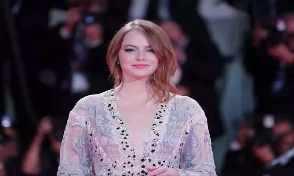 Spend more time writing instead of fretting, Emma Stone advises people