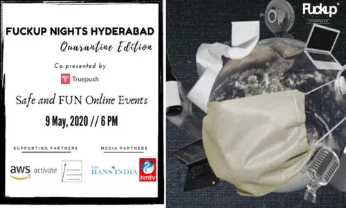 Fuckup Night Volume 4 Hyderabad- Quarantine Edition in Hyderabad