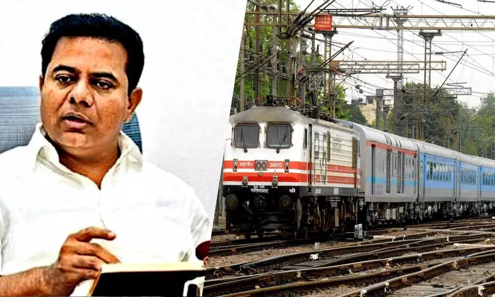 Minister KTR directs South Central Railway to complete pending works