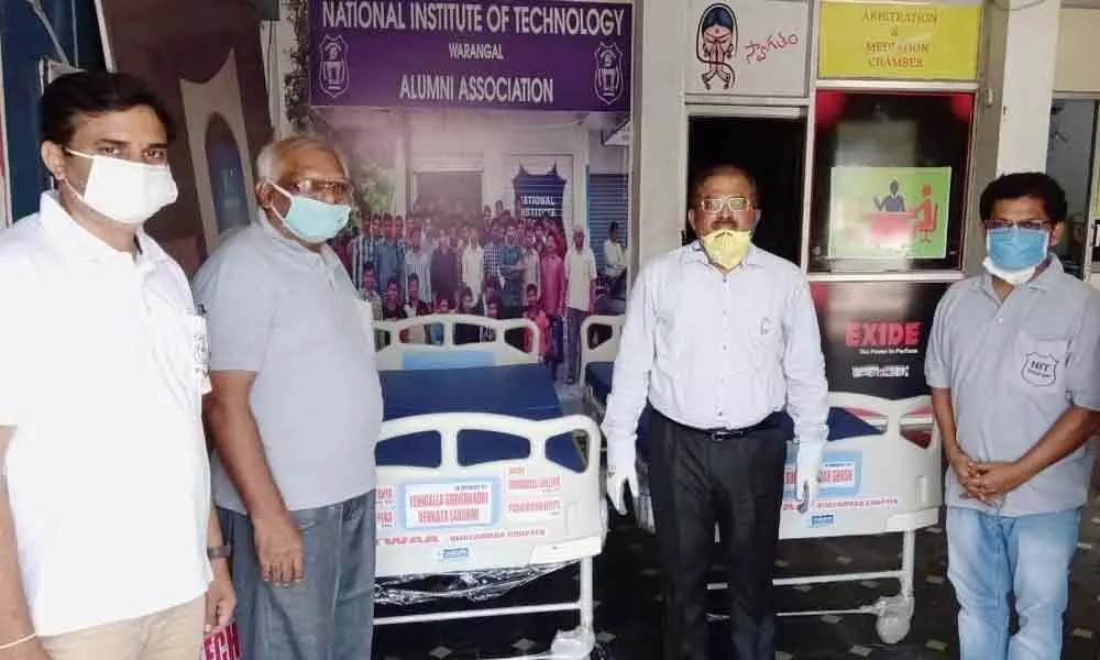 Vijayawada: NIT alumni present 24 hospital beds