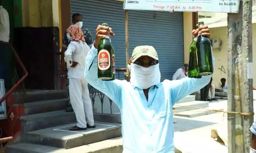 Tirupati: Finally, boozers get their doses