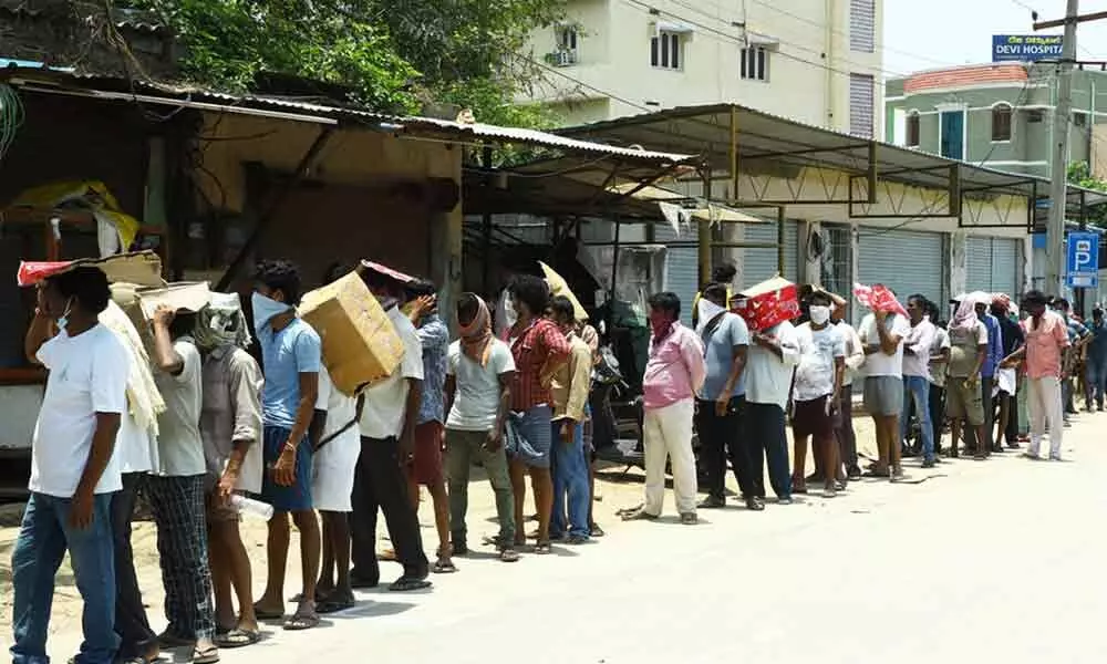 Vizianagaram: Liquor shops run out of stocks within hours