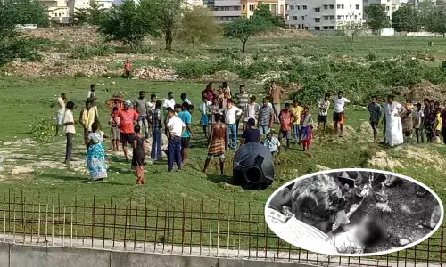 Vizianagaram: Three school boys drowned in a pit