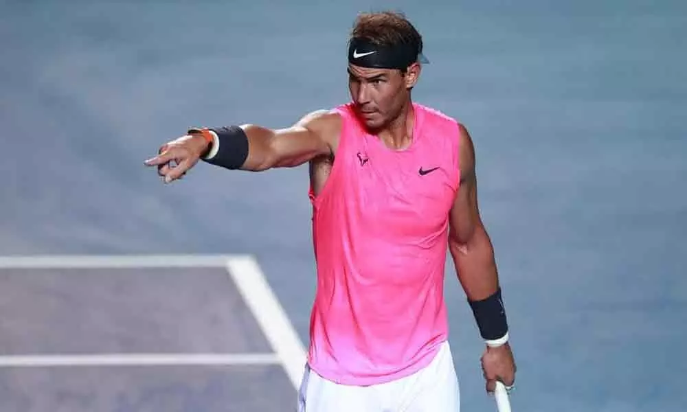 Rafael Nadal pessimistic about return to action before 2021