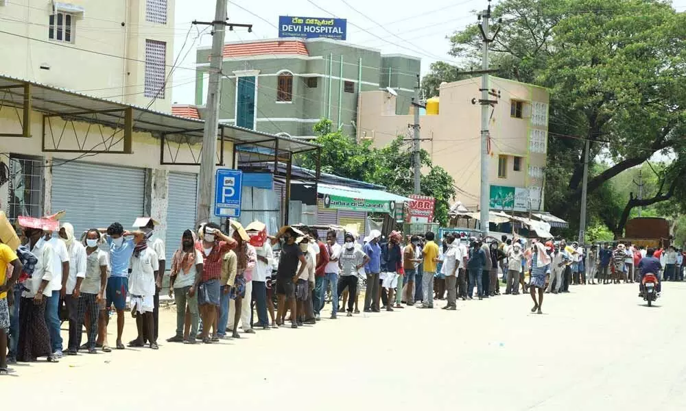 Frontline warriors cry foul as boozers go berserk in Tirupati