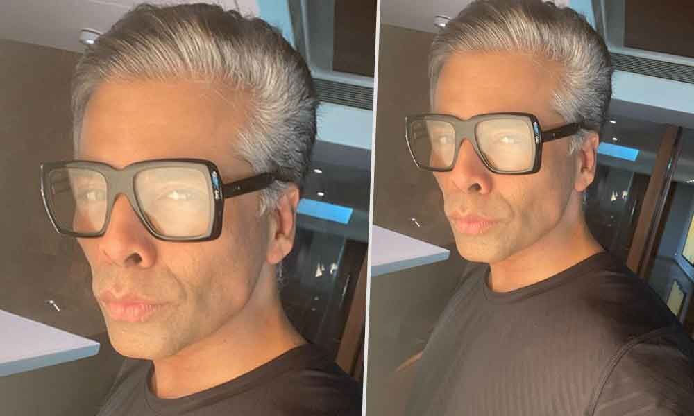 Karan Johar Treats His Fans With A Salt And Pepper Look
