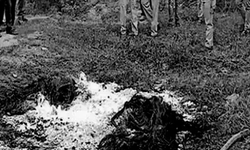 Burnt body of man found in Hyderabad, police suspect murder