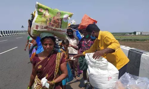 Migrant workers embark on 900-km walk to Vizianagaram