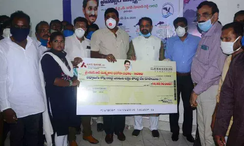 Srikakulam: Matsyakara Bharosa scheme launched