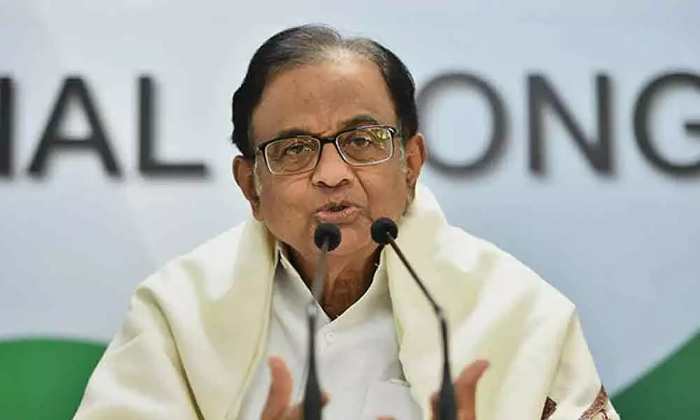 Government should not charge more taxes: Chidambaram