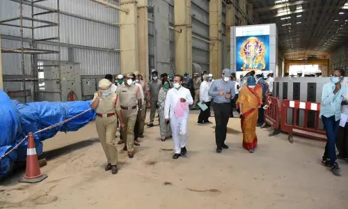 Minister Eatala Rajendar: Complete KLIS works at the earliest in Peddapalli