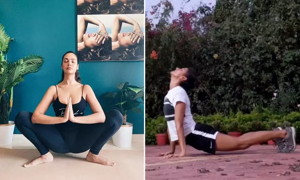 Quarantine Workouts: Esha And Mohan Shakti Inspire With Their Awesome Workouts