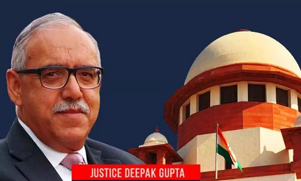 Legal system helps the rich, says Supreme Court Judge Deepak Gupta