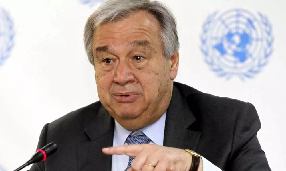 UN chief says pandemic is unleashing a tsunami of hate