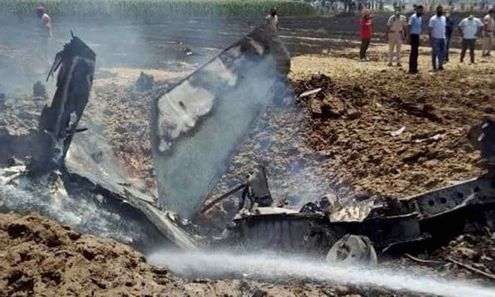 IAF fighter aircraft crashes in Punjab