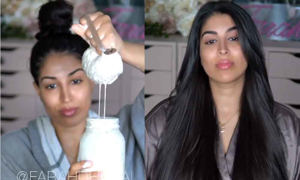 Farah Dhukai's Home-Made Oat Milk Hair Pack To Tule Out Dandruff