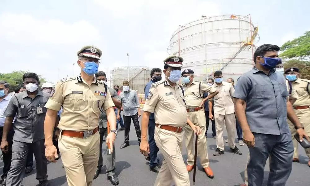 Visakhapatnam: DGP D Gautam Sawang visits LG plant, vows action based on experts panel report