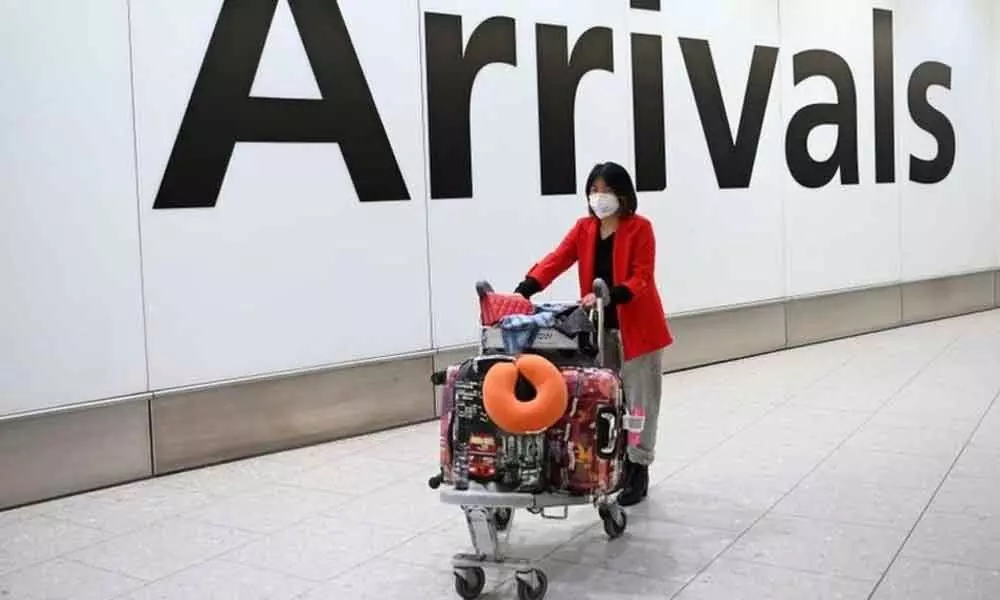 14-day quarantine for air passengers in Britain