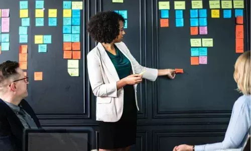 Corporate leadership, her way