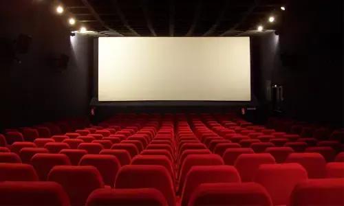 Theatre lobby trying to find an escape route?