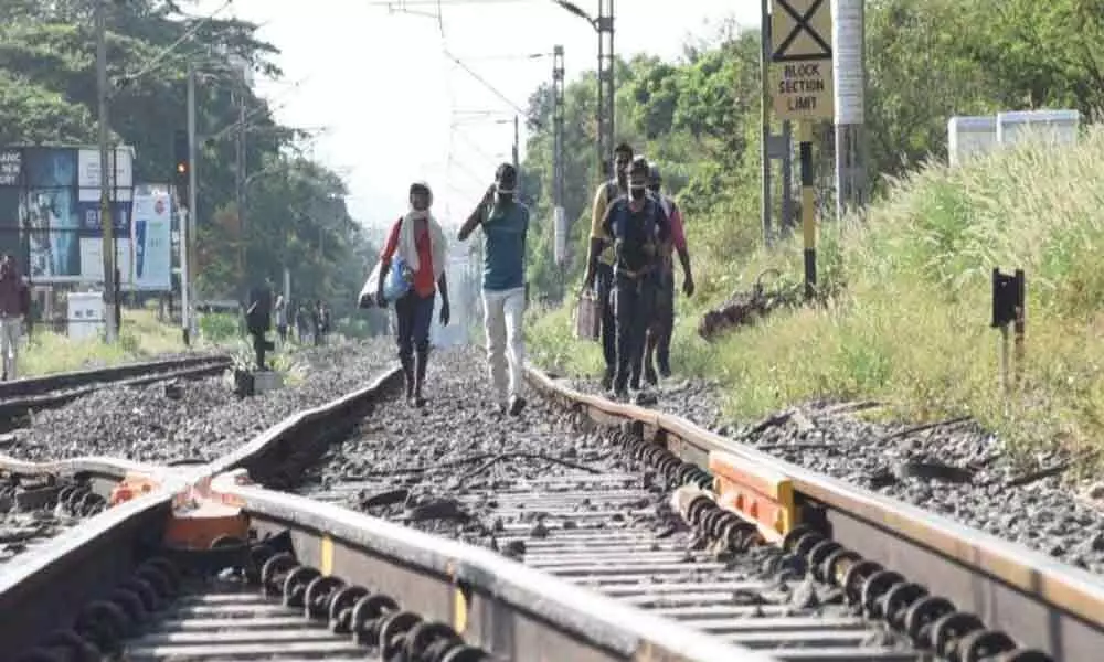 Have taken note of migrants walking on roads, railway tracks with great concern: Government