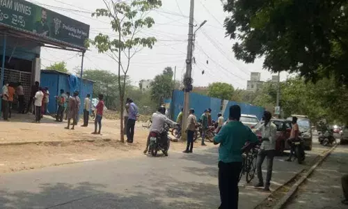 Locals request government to close wine shops