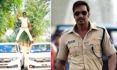 MP Police Fined For Mimicking Ajay Devgns Stunt From Singham Movie