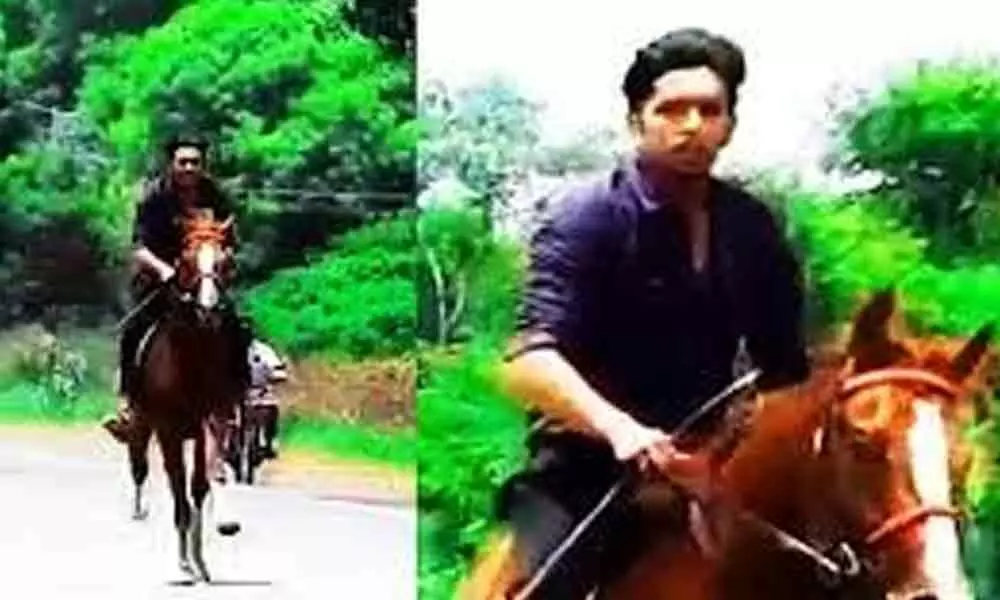 BJP MLAs son rides horse without mask on highway