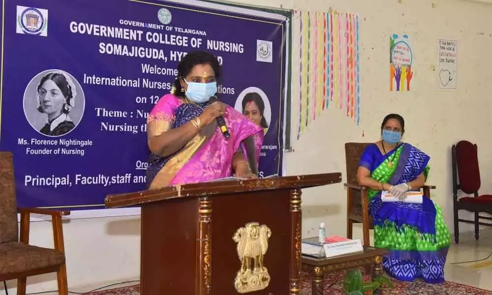 Telangana Governor Tamilisai Soundararajan lauds nurses services