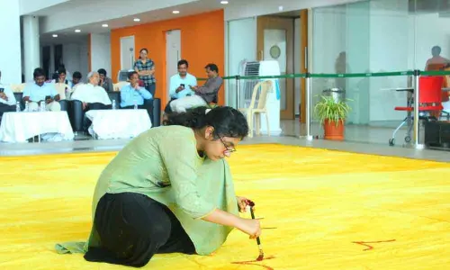 Amaravati: SRM student spices up painting