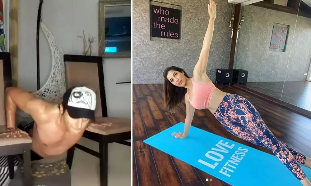 Workout At Home: Bollywood Celebs Show Us The Easy Method Of Toning The Body