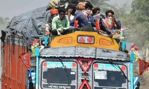 14 migrant workers killed in twin road accidents