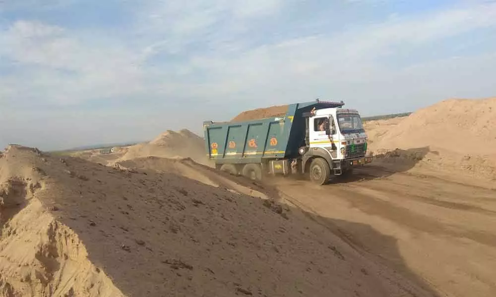 Sand mining takes off in Kaleshwaram