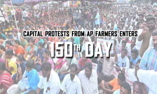 Amaravati: Capital protests enter 150th day
