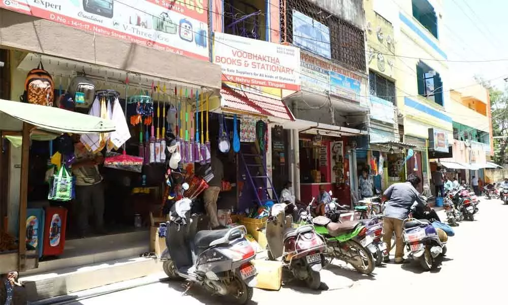 Shops reopened in Tirupati after 54 days of lockdown