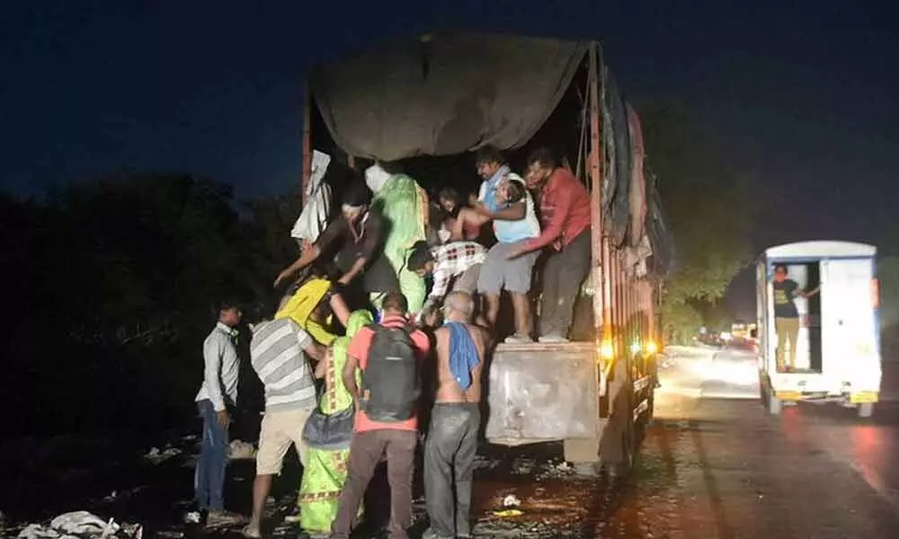 Five Migrant Workers Killed, 24 Injured  In Madhya Pradesh Road Accident